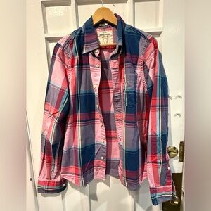 Abercrombie & Fitch Multicolor Plaid Shirt